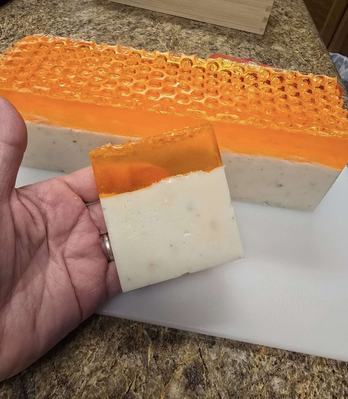 Colorful handmade soap