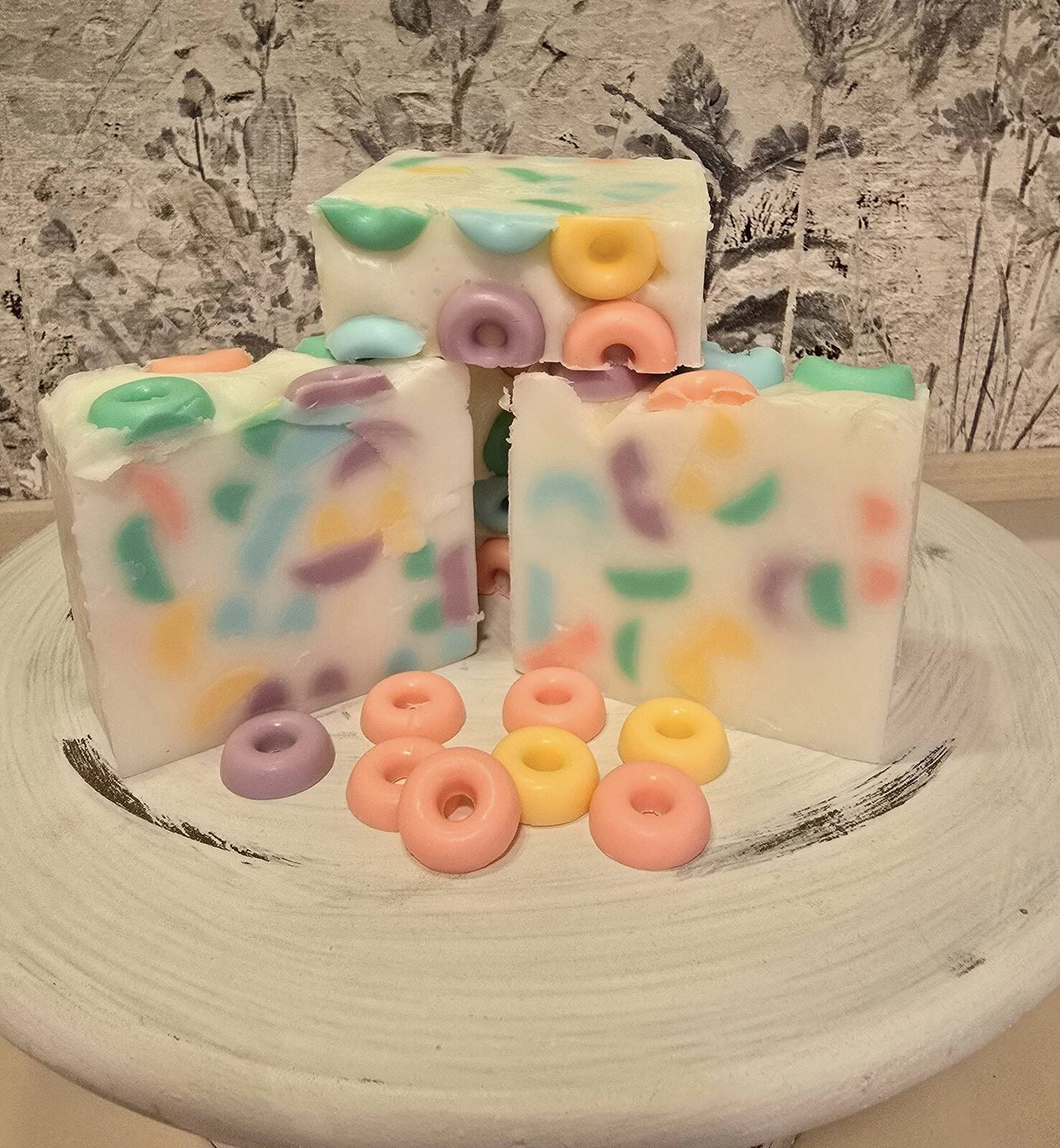 Colorful handmade soap